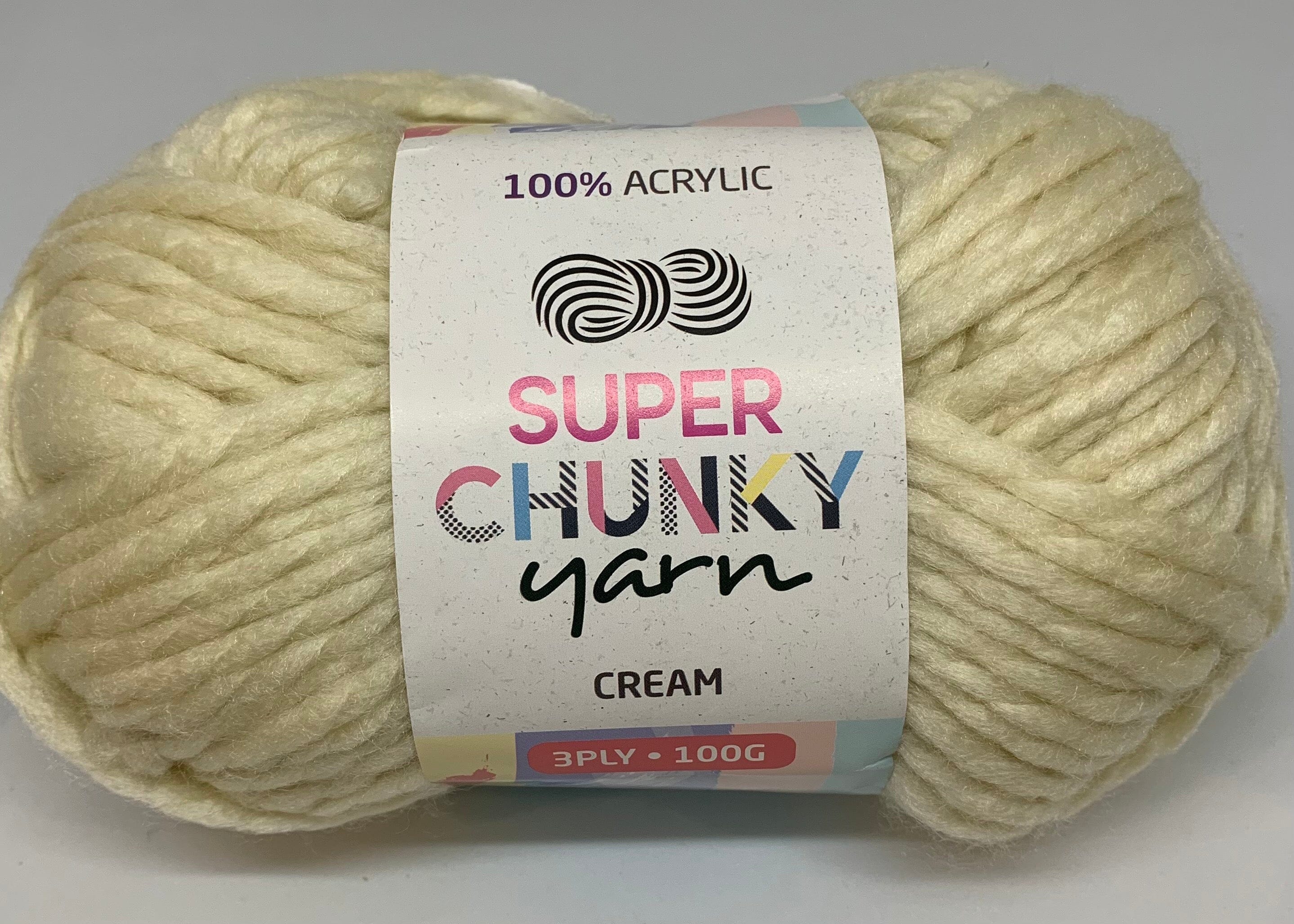 Everyday 100g Acrylic Super Chunky Knitting Yarn - Choose Your Colour