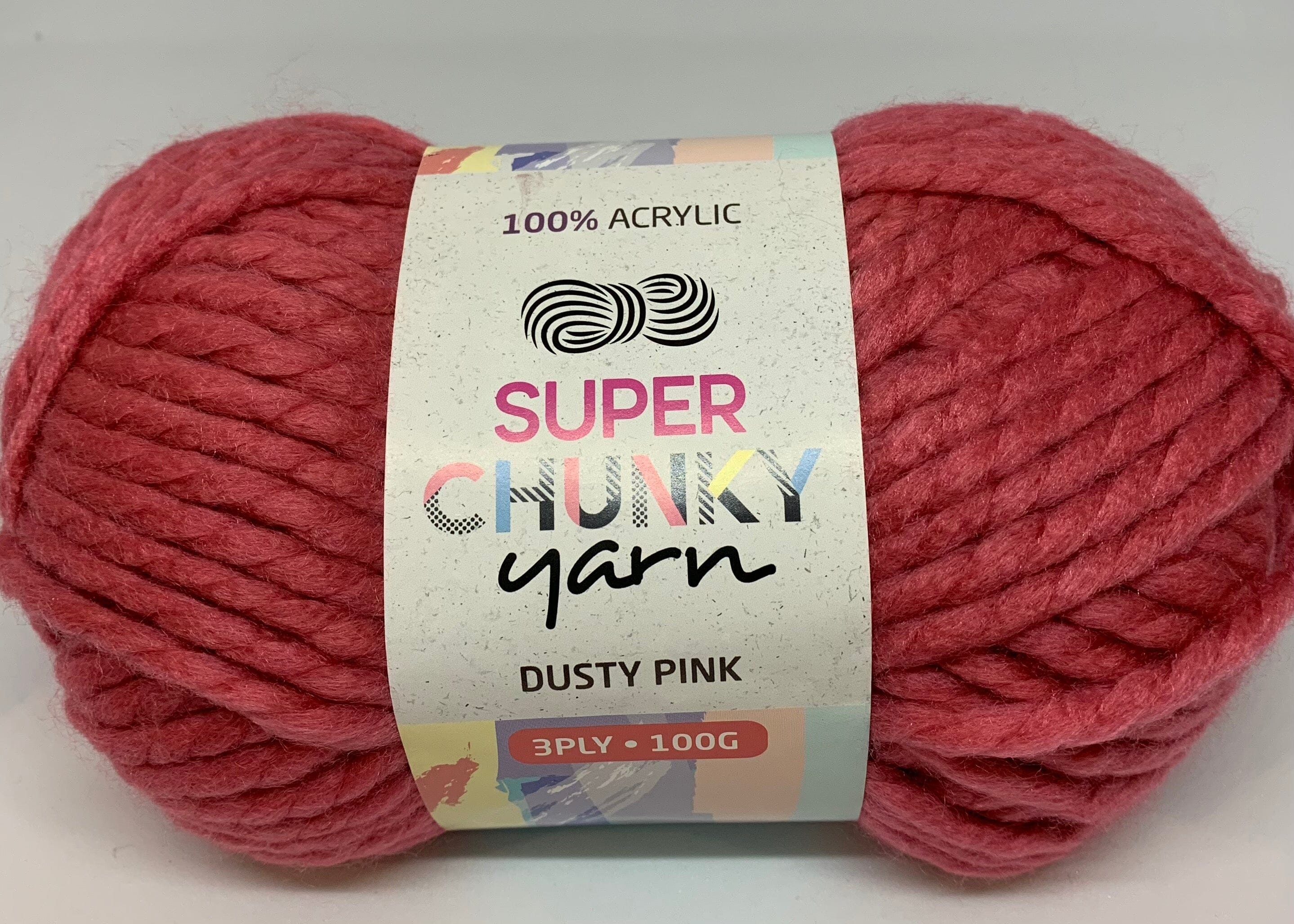 Everyday 100g Acrylic Super Chunky Knitting Yarn - Choose Your Colour
