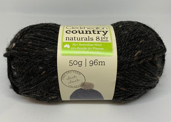 Cleckheaton 50g "Country Naturals" 8-Ply Wool Blend Yarn