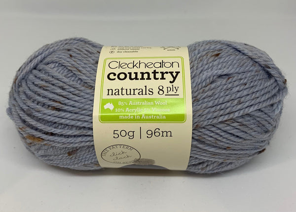 Cleckheaton 50g "Country Naturals" 8-Ply Wool Blend Yarn