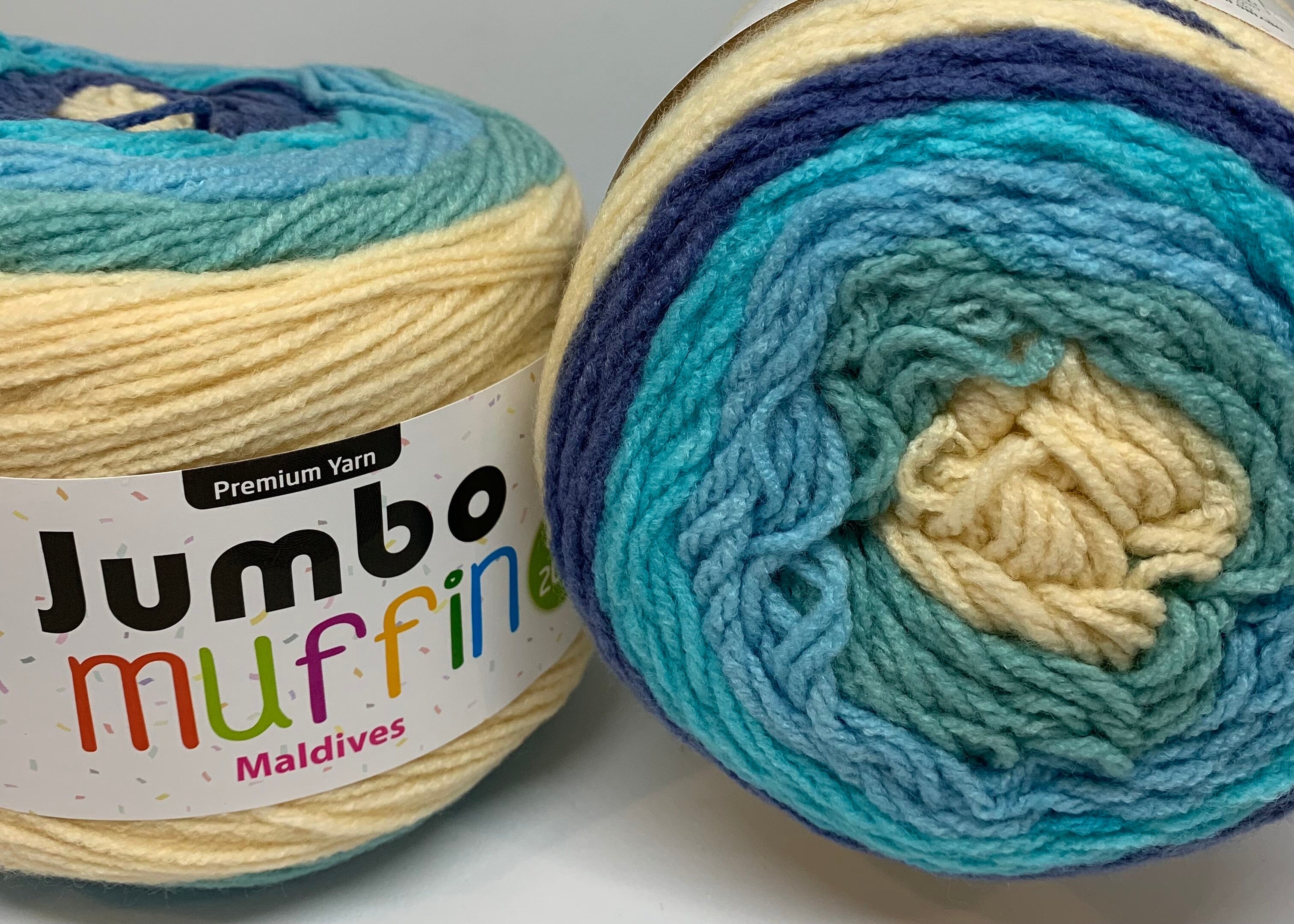 Everyday 200g "Jumbo Muffin" 8-Ply Acrylic Knitting Yarn - Choose Your Colour
