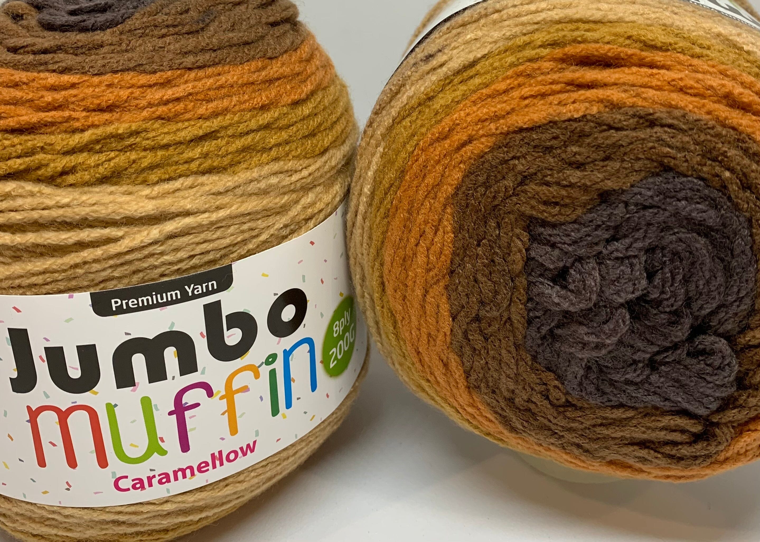 Everyday 200g "Jumbo Muffin" 8-Ply Acrylic Knitting Yarn - Choose Your Colour