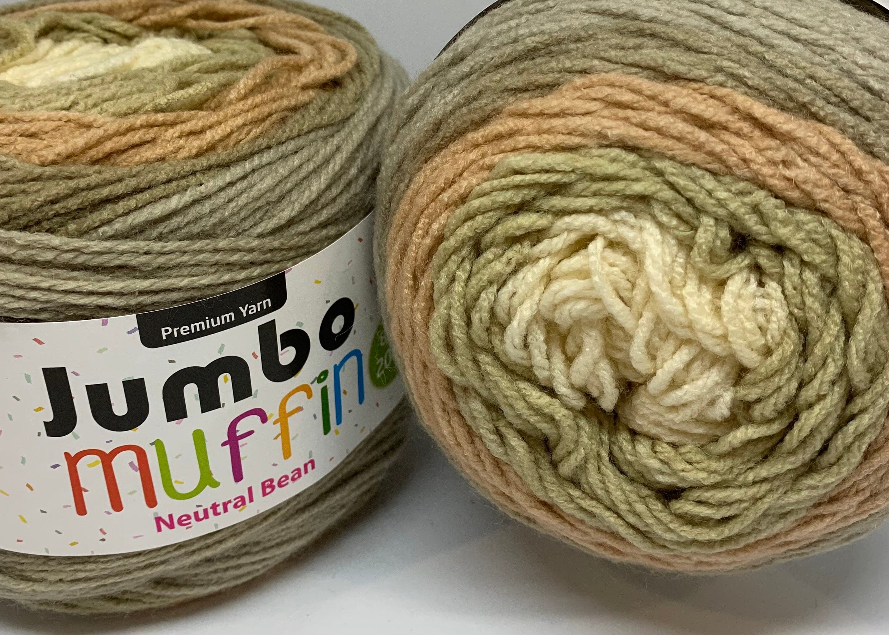 Everyday 200g "Jumbo Muffin" 8-Ply Acrylic Knitting Yarn - Choose Your Colour