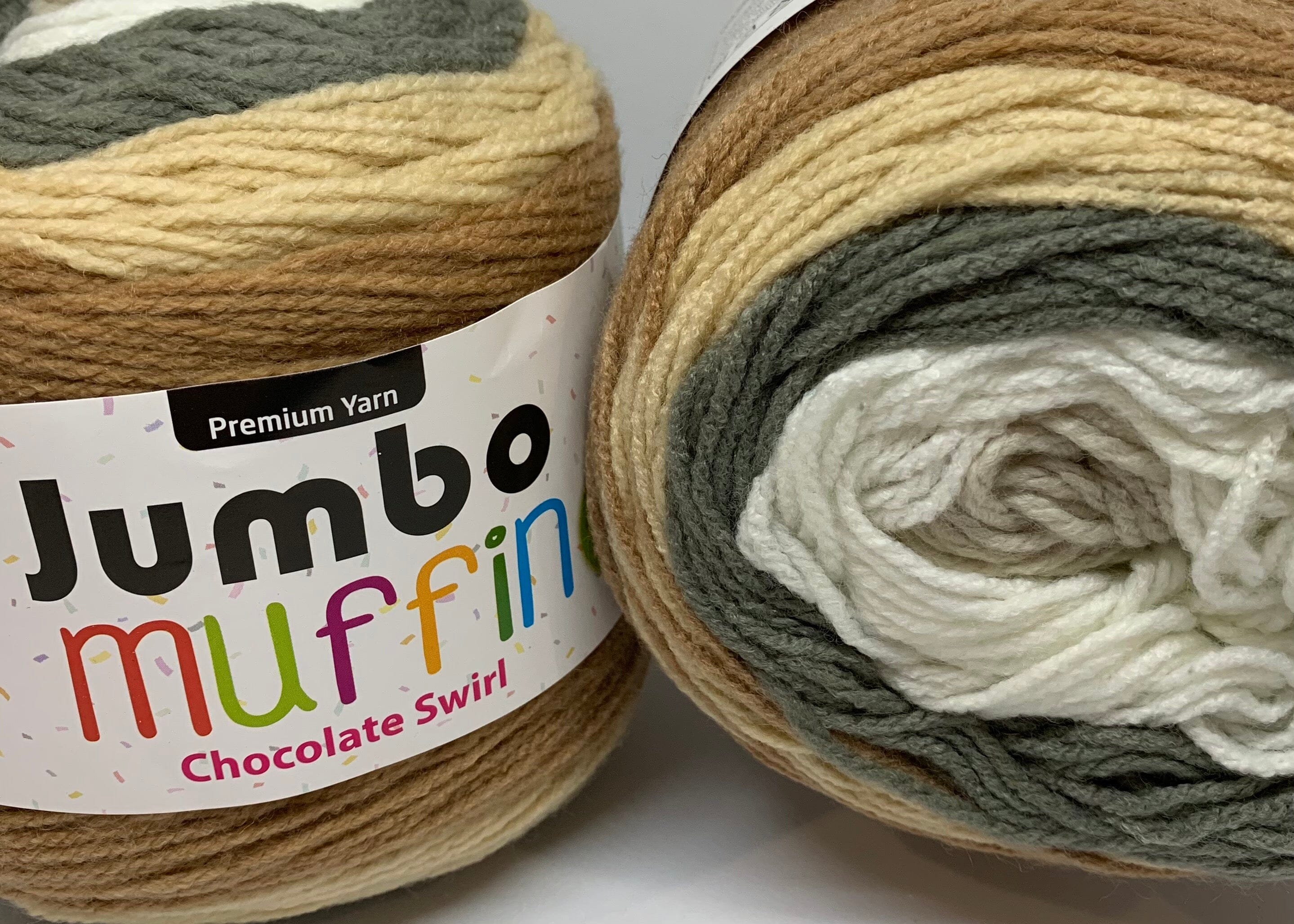 Everyday 200g "Jumbo Muffin" 8-Ply Acrylic Knitting Yarn - Choose Your Colour