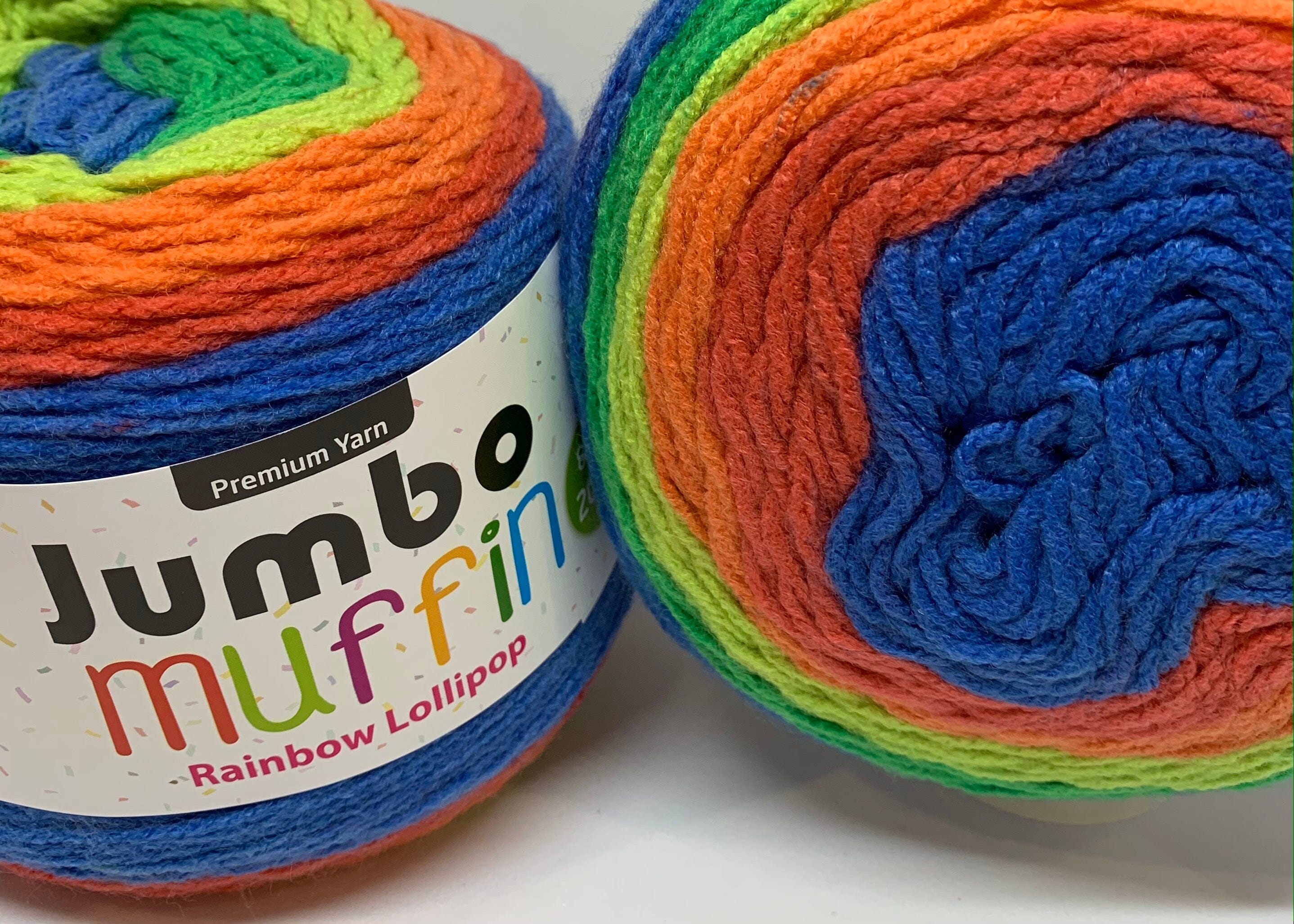 Everyday 200g "Jumbo Muffin" 8-Ply Acrylic Knitting Yarn - Choose Your Colour