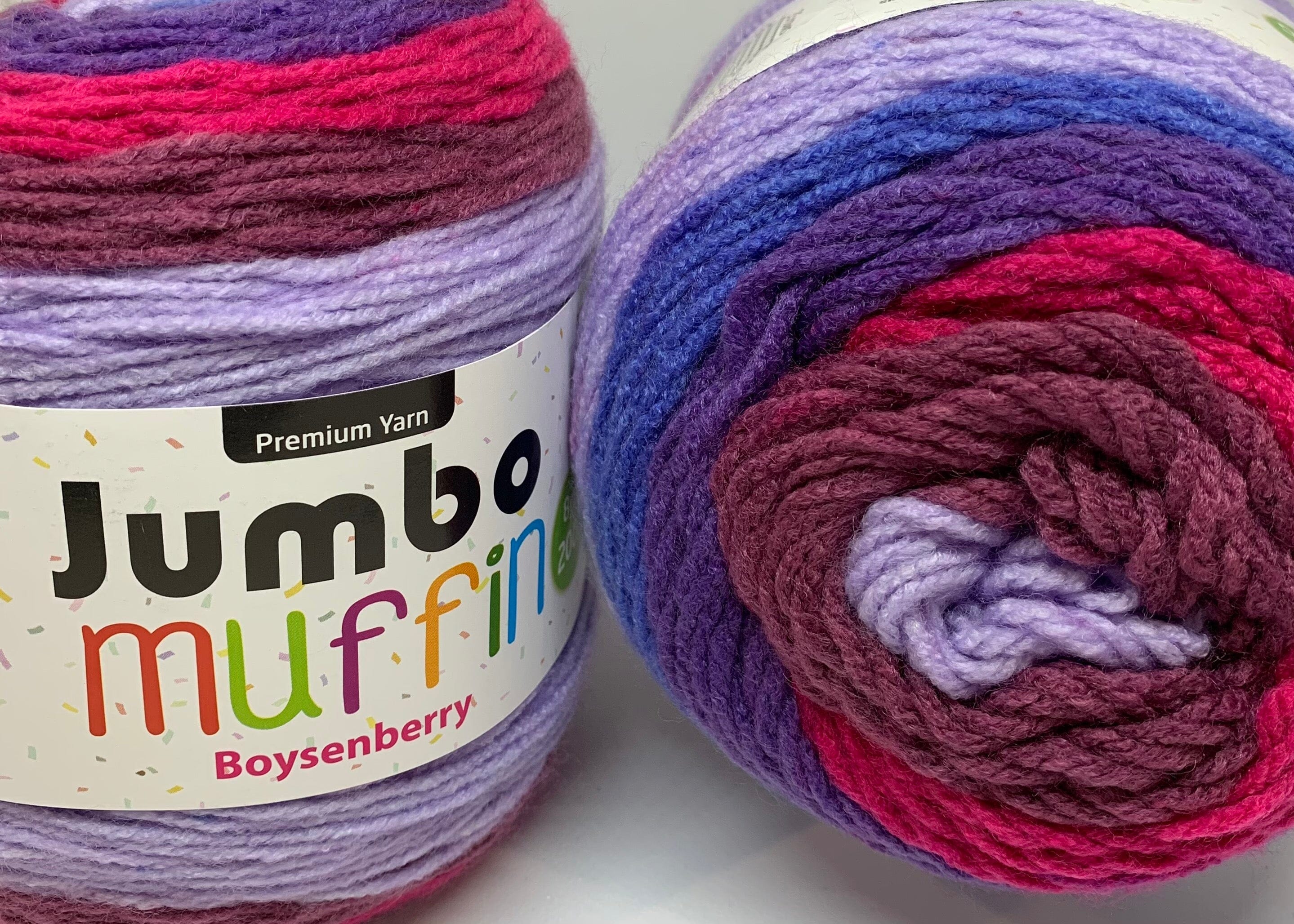 Everyday 200g "Jumbo Muffin" 8-Ply Acrylic Knitting Yarn - Choose Your Colour
