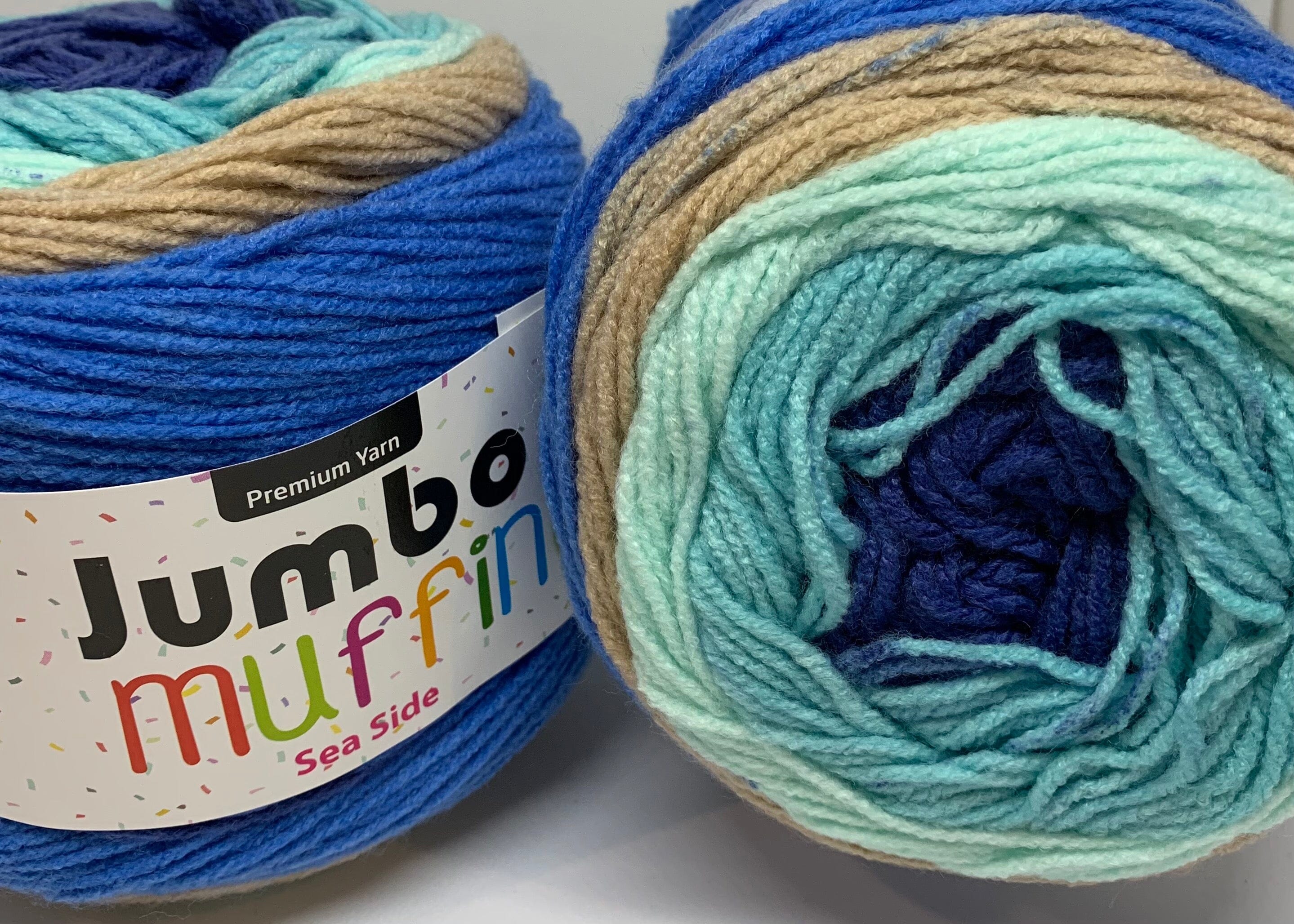 Everyday 200g "Jumbo Muffin" 8-Ply Acrylic Knitting Yarn - Choose Your Colour