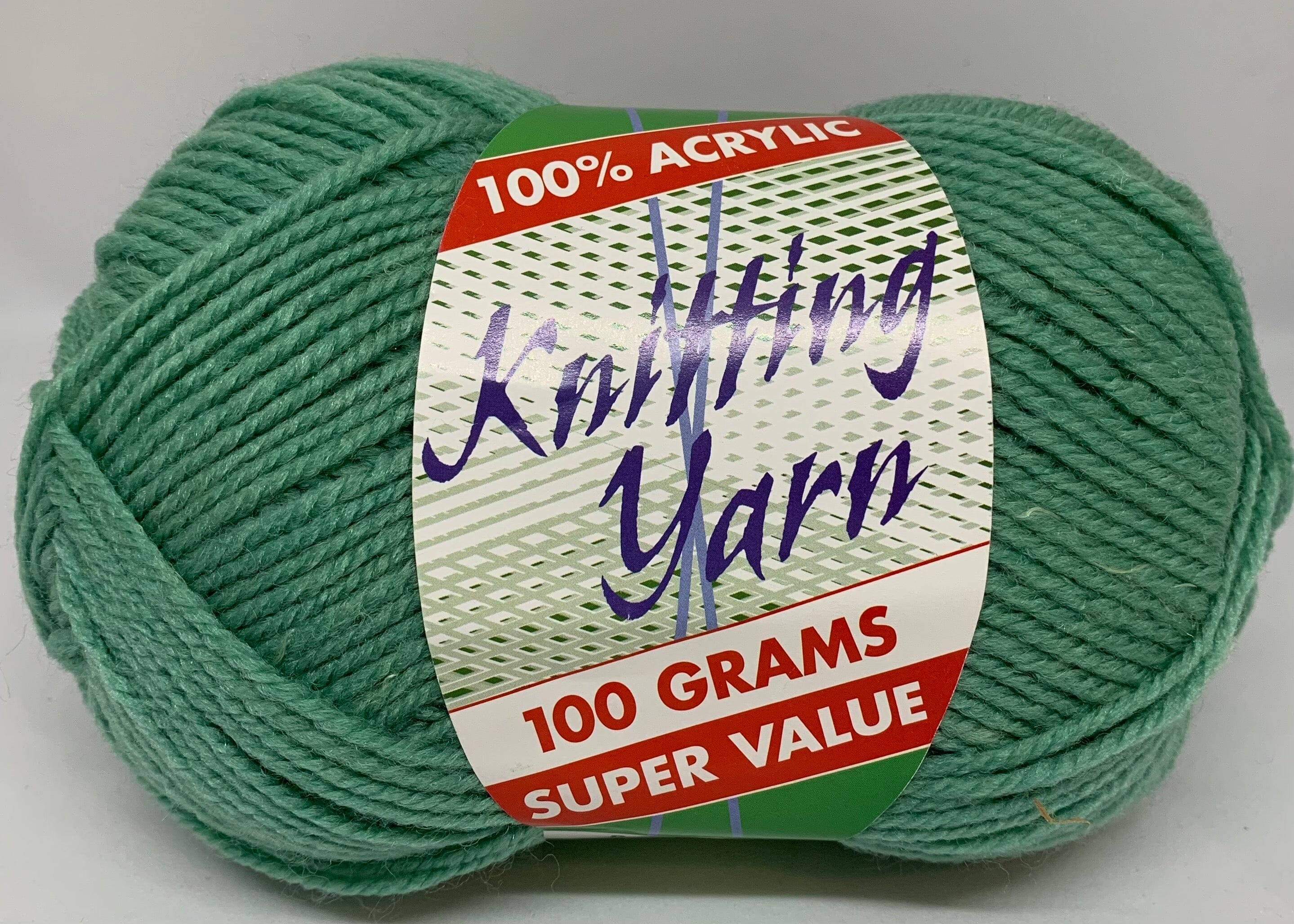 Everyday Super Value 100g Acrylic 8-Ply Knitting Yarn - Solids