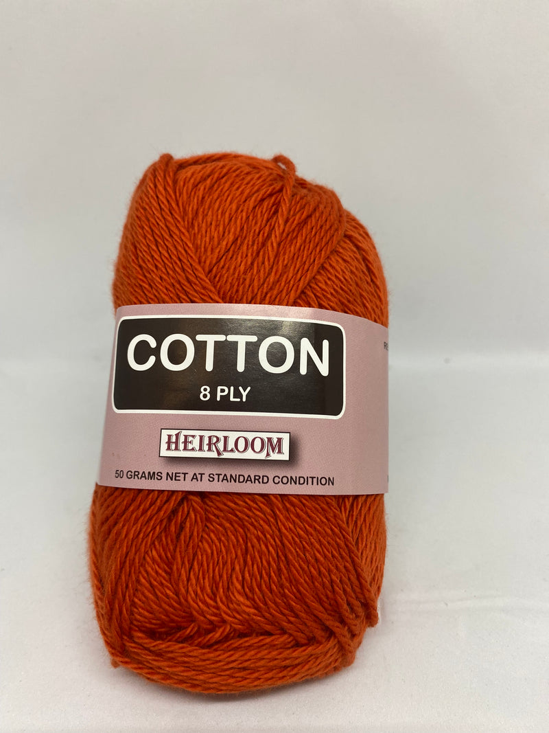 Heirloom 50g "Cotton" 4-Ply 100% Cotton Yarn