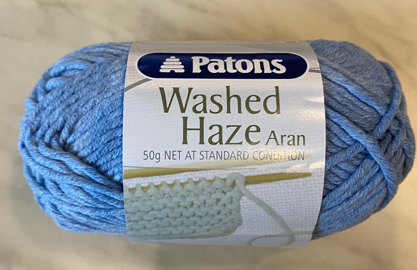 Patons 50g "Washed Haze Aran" 10-Ply Wool Yarn