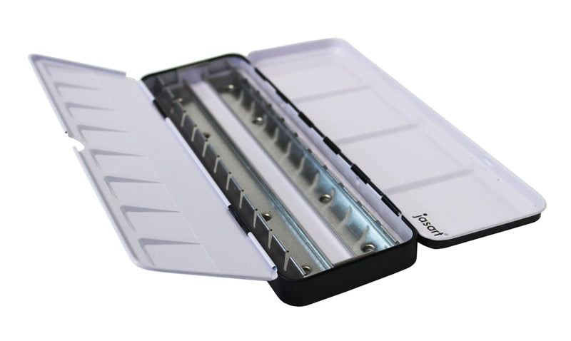 Jasart Voyager Watercolour Paint Half Pan Tin & Palette