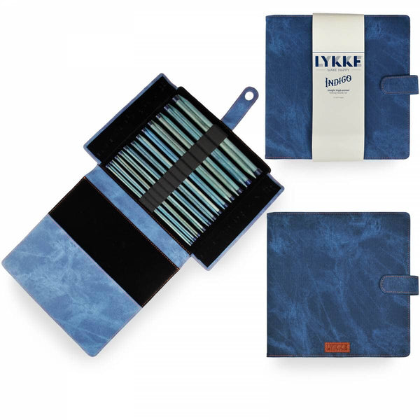 Lykke "Indigo" 25cm (10") Straight Knitting Needle Set