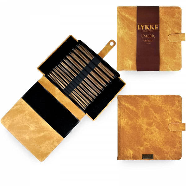 Lykke "Umber" 25cm (10") Single Point Knitting Needle Set