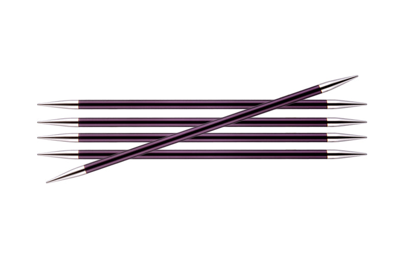 KnitPro "Zing" Metal Double Point Knitting Needles (15cm or 20cm)