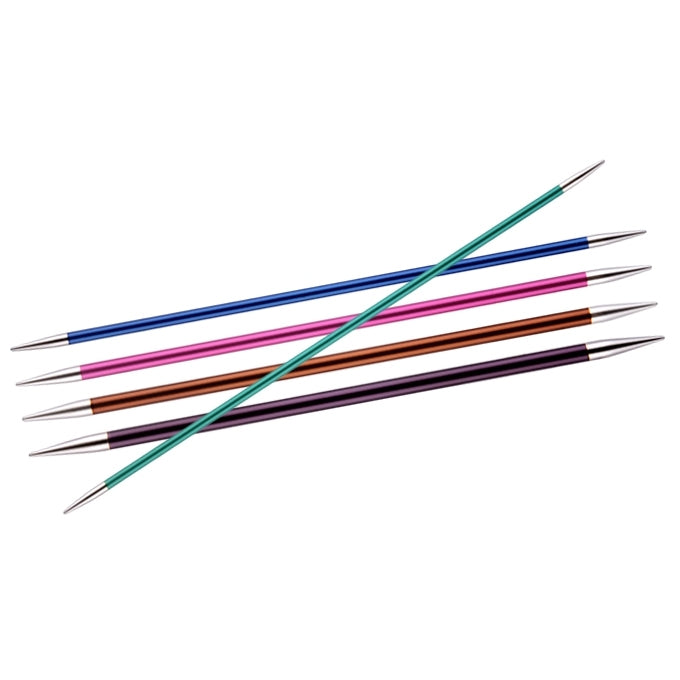KnitPro "Zing" Metal Double Point Knitting Needles (15cm or 20cm)