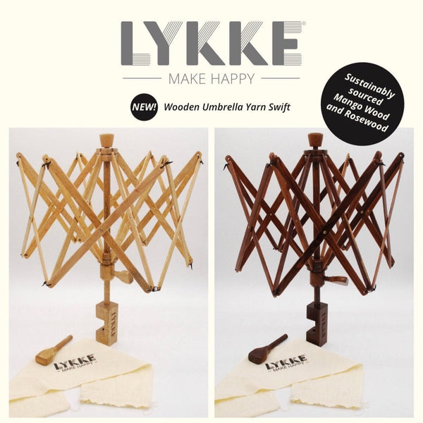 Lykke Umbrella Swift Yarn Skein Winder