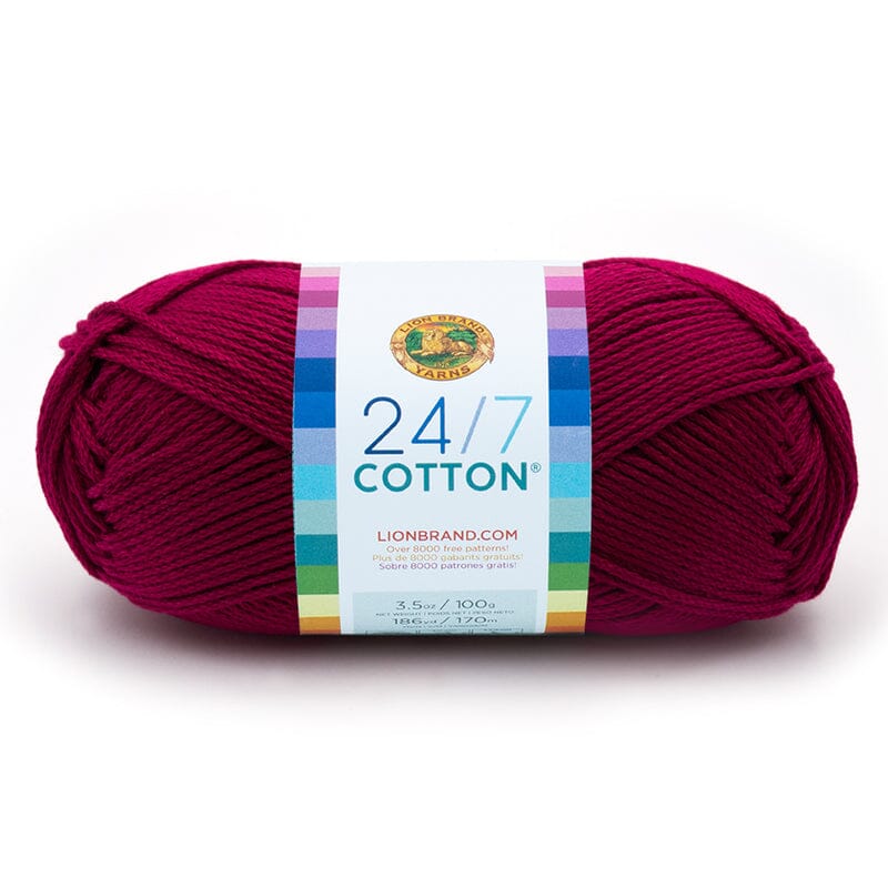 Lion Brand 100g "24/7 Cotton" 10-Ply Cotton Yarn