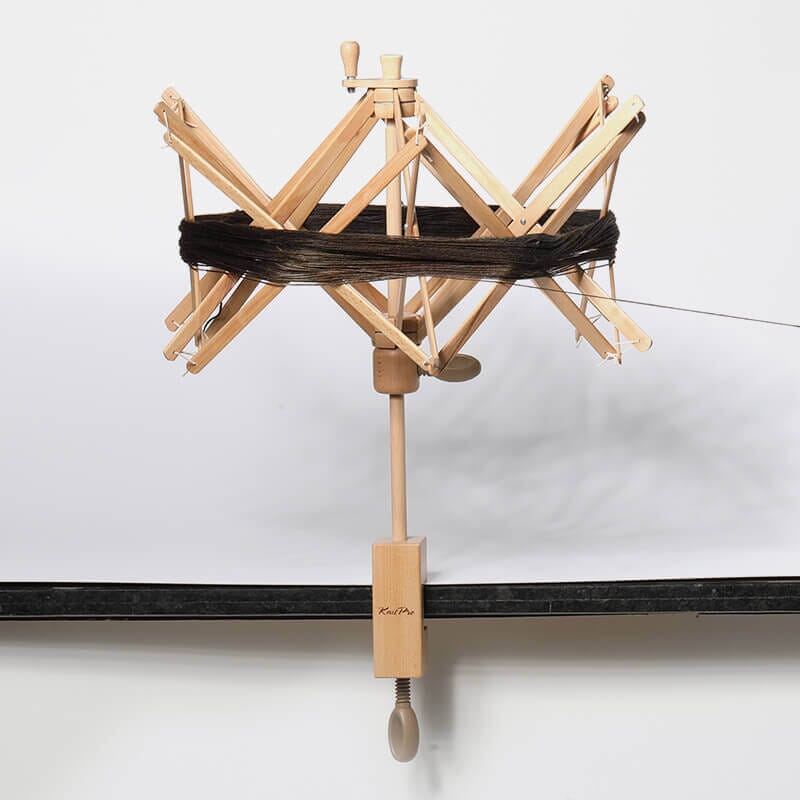 KnitPro Amish Style Natural Swift/Skein Yarn Winder