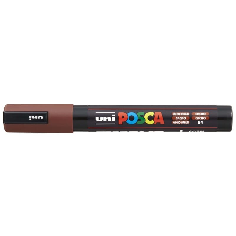 Uni Posca Paint Marker 1.8-2.5mm Bullet Tip Pen (PC-5M) - Set of 8 Dark Colours