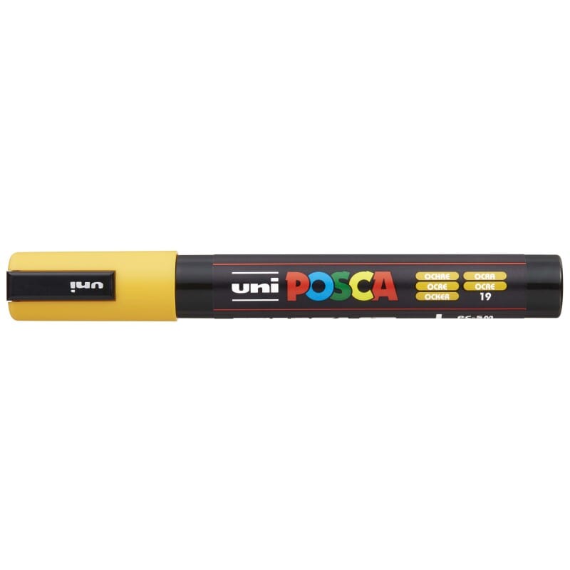 Uni Posca Paint Marker 1.8-2.5mm Bullet Tip Pen (PC-5M) - Set of 8 Dark Colours