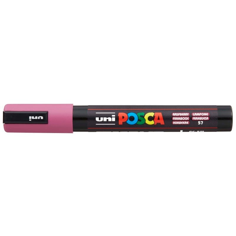 Uni Posca Paint Marker 1.8-2.5mm Bullet Tip Pen (PC-5M) - Set of 8 Dark Colours