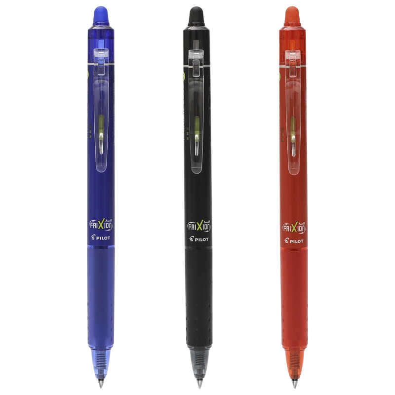 Pilot "Frixion" Erasable Clickable 0.7mm Pen