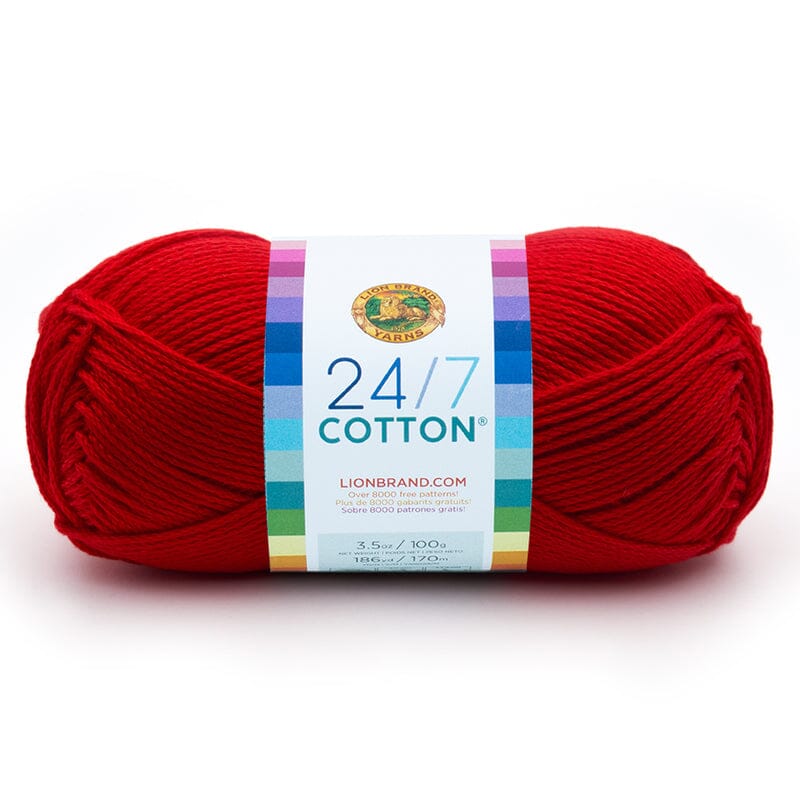 Lion Brand 100g "24/7 Cotton" 10-Ply Cotton Yarn