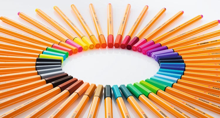 Stabilo "Point 88" Fineliner 0.4mm Pen Pack - Set of 40 Colours