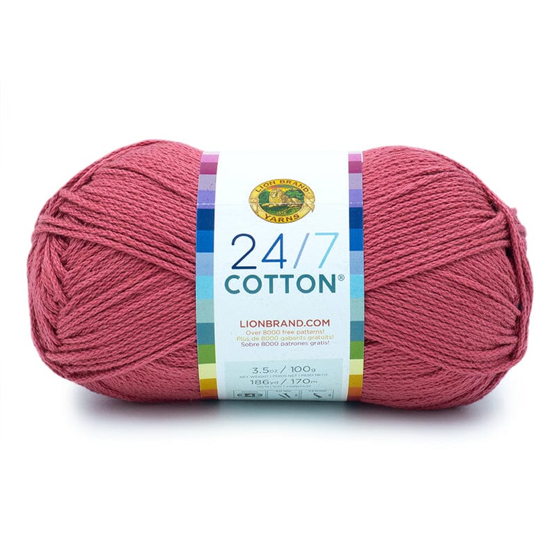 Lion Brand 100g "24/7 Cotton" 10-Ply Cotton Yarn