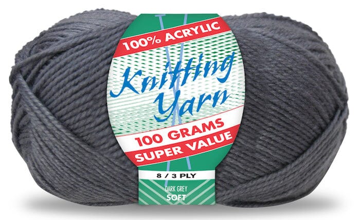 Everyday Super Value 100g Acrylic 8-Ply Knitting Yarn - Solids