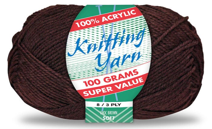 Everyday Super Value 100g Acrylic 8-Ply Knitting Yarn - Solids