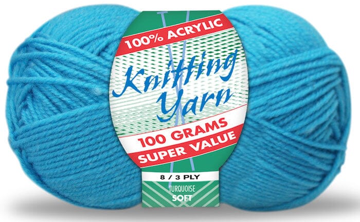 Everyday Super Value 100g Acrylic 8-Ply Knitting Yarn - Solids