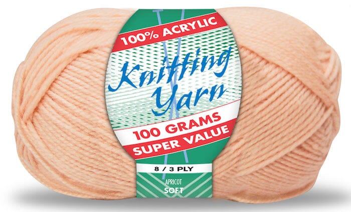 Everyday Super Value 100g Acrylic 8-Ply Knitting Yarn - Solids