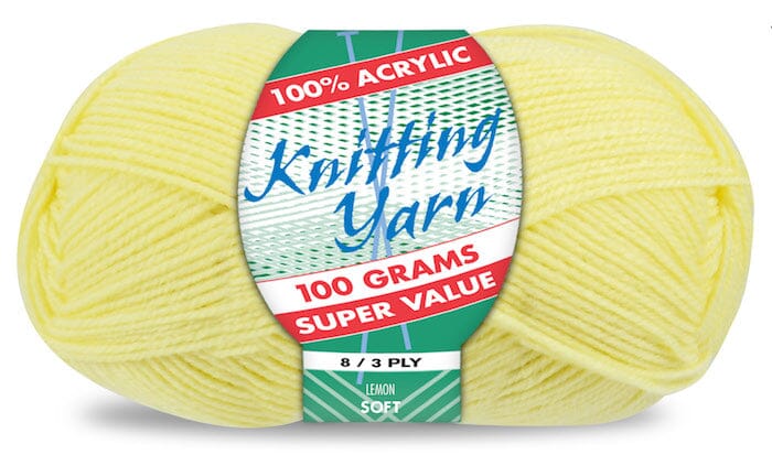 Everyday Super Value 100g Acrylic 8-Ply Knitting Yarn - Solids