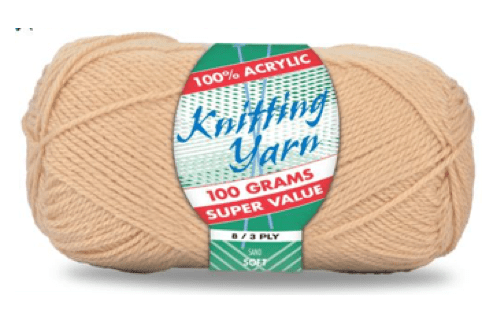 Everyday Super Value 100g Acrylic 8-Ply Knitting Yarn - Solids