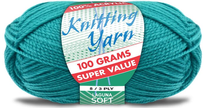 Everyday Super Value 100g Acrylic 8-Ply Knitting Yarn - Solids