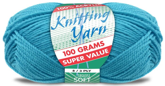 Everyday Super Value 100g Acrylic 8-Ply Knitting Yarn - Solids