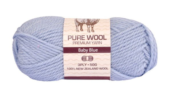 Everyday 50g 100% Pure Wool Premium Knitting Yarn - Choose Your Colour