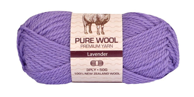 Everyday 50g 100% Pure Wool Premium Knitting Yarn - Choose Your Colour
