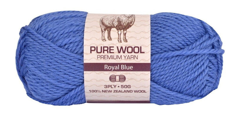 Everyday 50g 100% Pure Wool Premium Knitting Yarn - Choose Your Colour