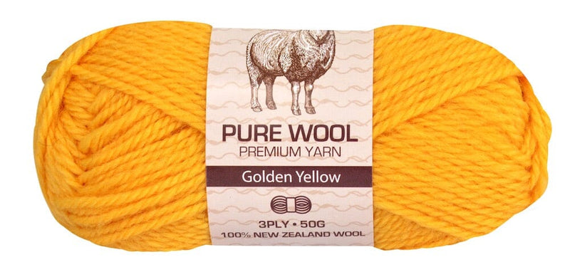 Everyday 50g 100% Pure Wool Premium Knitting Yarn - Choose Your Colour