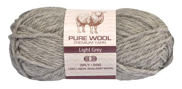 Everyday 50g 100% Pure Wool Premium Knitting Yarn - Choose Your Colour