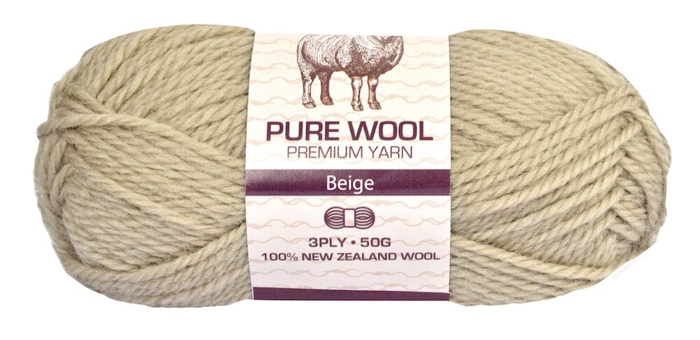 Everyday 50g 100% Pure Wool Premium Knitting Yarn - Choose Your Colour