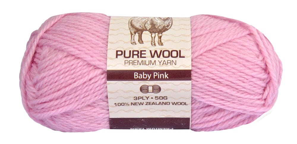 Everyday 50g 100% Pure Wool Premium Knitting Yarn - Choose Your Colour