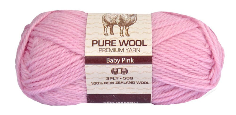 Everyday 50g 100% Pure Wool Premium Knitting Yarn - Choose Your Colour