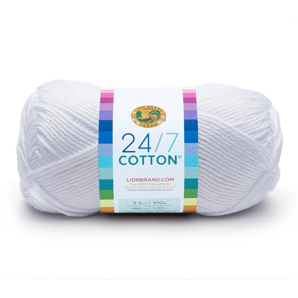 Lion Brand 100g "24/7 Cotton" 10-Ply Cotton Yarn