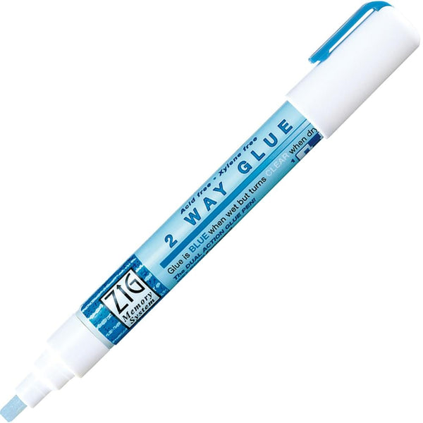 Zig Kuretake 2 Way Glue Pen - Chisel Tip