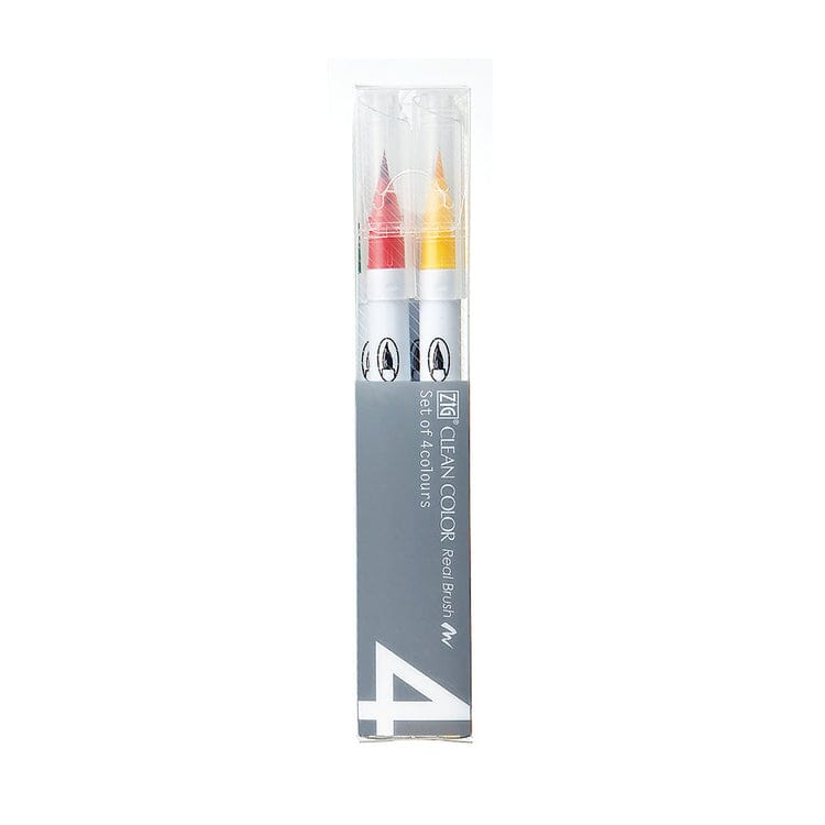 Zig Kuretake Clean Color Real Brush Marker Sets (Choose Your Pack)