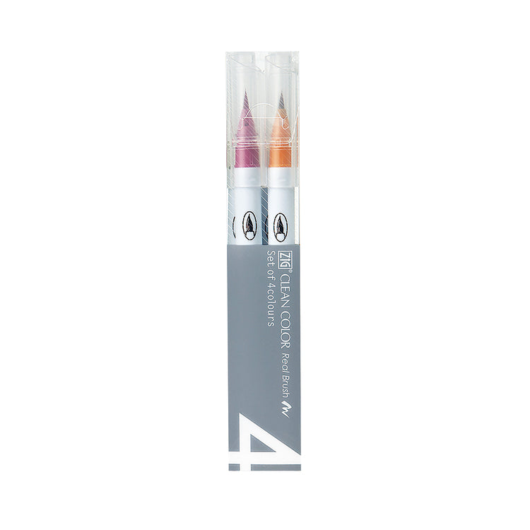 Zig Kuretake Clean Color Real Brush Marker Sets (Choose Your Pack)