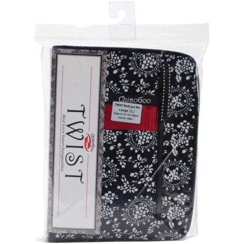 ChiaoGoo Twist Red Lace IC 5" Circular Knitting Needles Large Set (5.50-10.00mm)